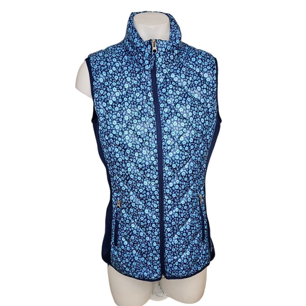 Free Country Girls Down Floral Vest Size XL 14/16
